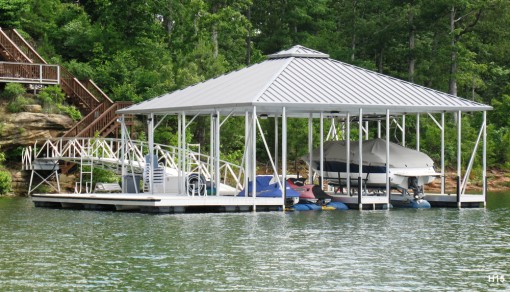 Flotation Systems Hip Roof Boat Dock Gallery | Flotation Systems ...