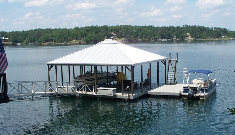 Flotation Systems Hip Roof Boat Dock Gallery | Flotation Systems ...